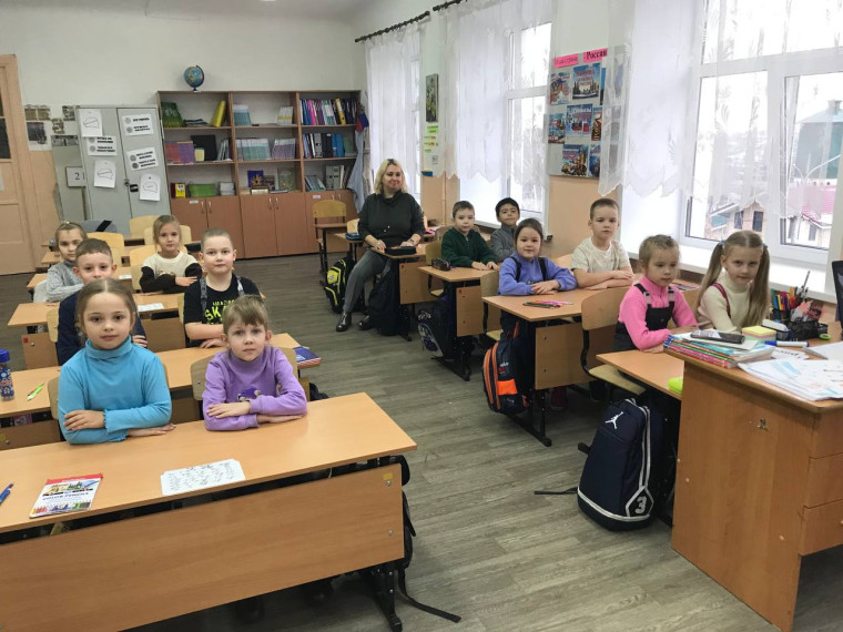 В гости в школу.