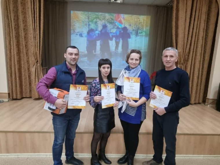 Победители и призеры турслета педагогов.